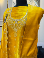 JIMMY CHOO Mustard Elegance Organza Three Piece - Image 2