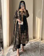 JIMMY CHOO Black Organza Three Piece