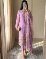 JIMMY CHOO Purple Bloom Organza Three Piece